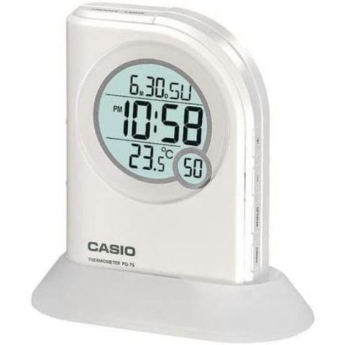 Casio Clock CS-PQ-75-7DF blue dial clock