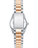 Beverly Hills Polo Club Women's Date Analog Watch with White Mother of Pearl Dial and Silver and Rose Gold Stainless Steel Band, BP3801X.520