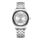 Lee Cooper Men's Watch Analog Silver Dial with Silver Stainless Steel Band, LC08164.330