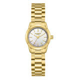 Lee Cooper Women's Watch Analog Mother of Pearl Dial with Gold Stainless Steel Band, LC08162.120