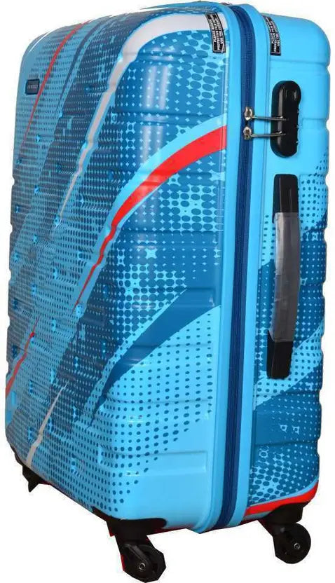 VIP Radiance Active 55cm, 4 Wheel Hard Case Trolley, Blue, RADIANCE ACTIVE55BL