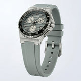 Quantum Men's Chronograph Watch Blue Dial Light Blue Silicone Band, PWG1147.300
