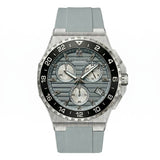 Quantum Men's Chronograph Watch Blue Dial Light Blue Silicone Band, PWG1147.300
