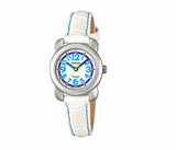 Casio, Women's Watch Analog, White Dial White Leather Band, LTR18L