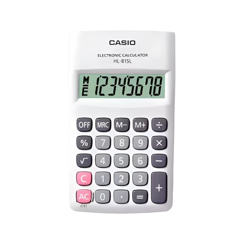 Casio Practical Portable Calculator, HL815