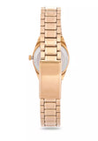 Seiko 5 Women's Automatic Watch Analog Black Dial with Gold Stainless Steel Band, SYM602K