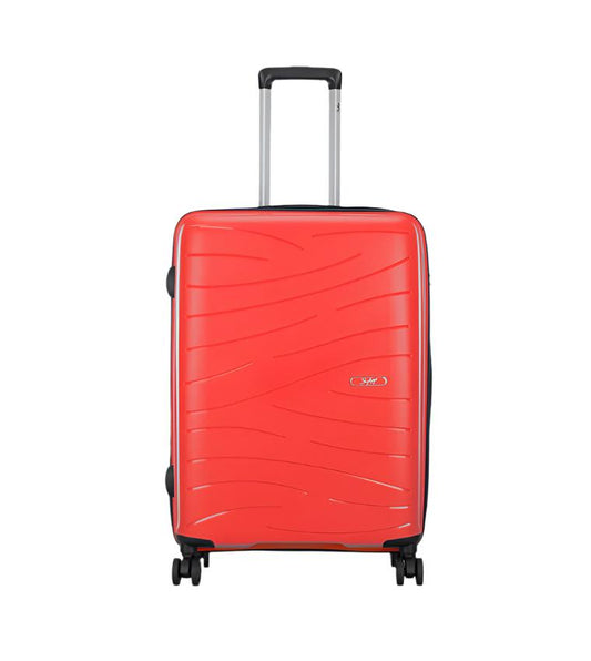 Skybags red luggage