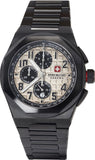 Swiss Military Hanowa Men's Chronograph Watch Grey Dial with Black Stainless Steel Bracelet, SMWGI2102032