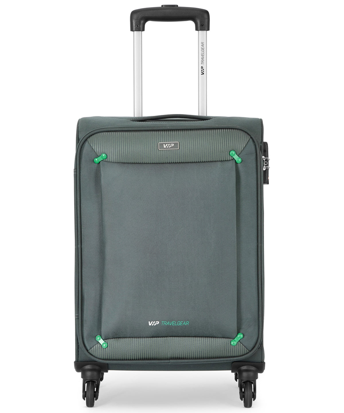 VIP 79cm, 4 Wheel Soft Casing Large Check-In Trolley, Grey, STAPPL79GR VIP Large check-in size travel luggage