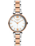 Lee Cooper Women's Watch Analog, Silver Dial, Two Tone Stainless Steel Strap, LC07025.530 