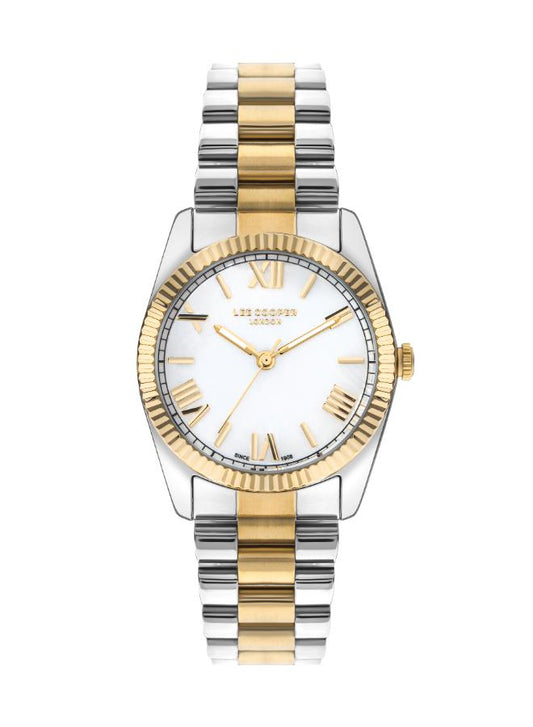 Lee Cooper, Men's, Analog Watch, Silver Dial, LE-LC07825.220
