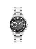Lee Cooper Men's Watch Analog, Black Dial Silver Metal Band, LC07817.350 