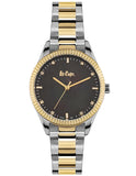 Lee Cooper Women's Watch Analog, Black Dial Silver Metal Band, LC06947.250 