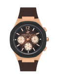 Beverly Hills Polo Club Men's Watch, Analog, Black Dial, Black Rubber Strap, BP3539X.844