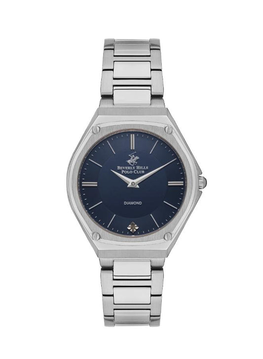 Beverly Hills Polo Club, Men's, Analog Watch, Blue Dial, with Stainless Steel Band, BH-BP3560X.390