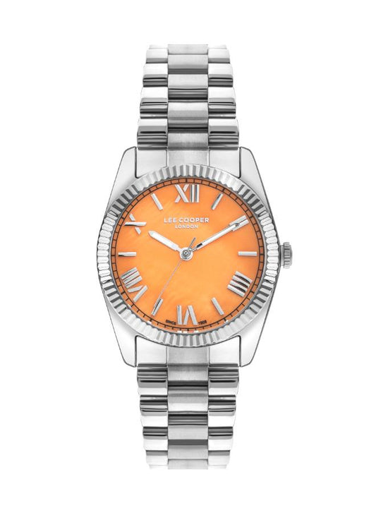 Lee Cooper, Men's, Analog Watch, Silver Dial, LE-LC07825.380