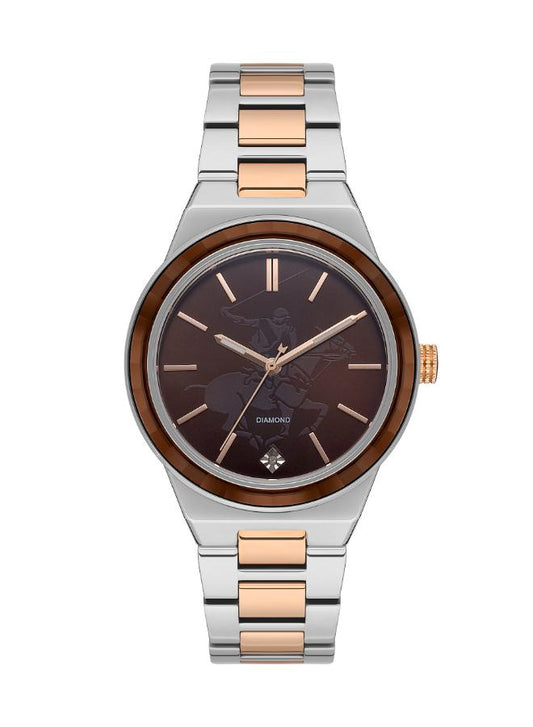 Beverly Hills Polo Club, Men's, Analog Watch, Silver Dial, with Stainless Steel Band, BH-BP3584X.540