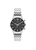 Lee Cooper Men's Watch Analog, Black Dial, Silver Stainless Steel Strap, LC07549.350