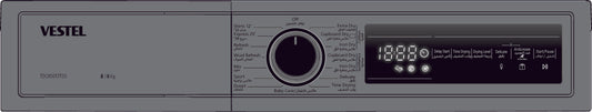 Vestel 8Kg Condenser Dryer - Pearl Drum, TDC8SGT2TDS