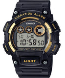 Casio, Men’s Watch Digital, Black Dial Black Resin Band, W-735H-1A2VDF