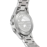 Alfajr Islamic Prayer Mens Watch Ana-Digital Green Dial With Stainless Steel Band, WA-30SS