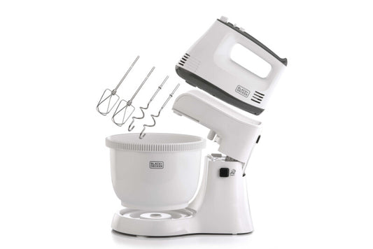 Black+Decker, 300W, 5 Speed Multifunction Bowl And Stand Mixer, M700 Hand Mixers BL-M700