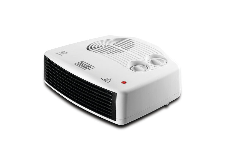 Black+Decker, Horizontal Fan Heater White, 2000W, HX230