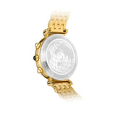 Alfajr Islamic Prayer Womens Watch Digital With Gold Stainless Steel Band, WF-14SG