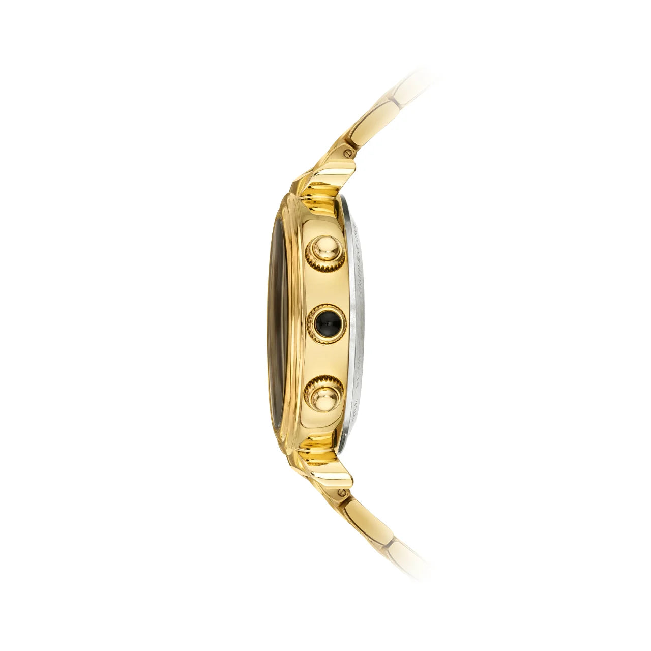 Alfajr Islamic Prayer Womens Watch Digital With Gold Stainless Steel Band, WF-14SG