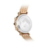 Alfajr Islamic Prayer Womens Watch Digital With Rose Gold Stainless Steel Band, WF-14SR