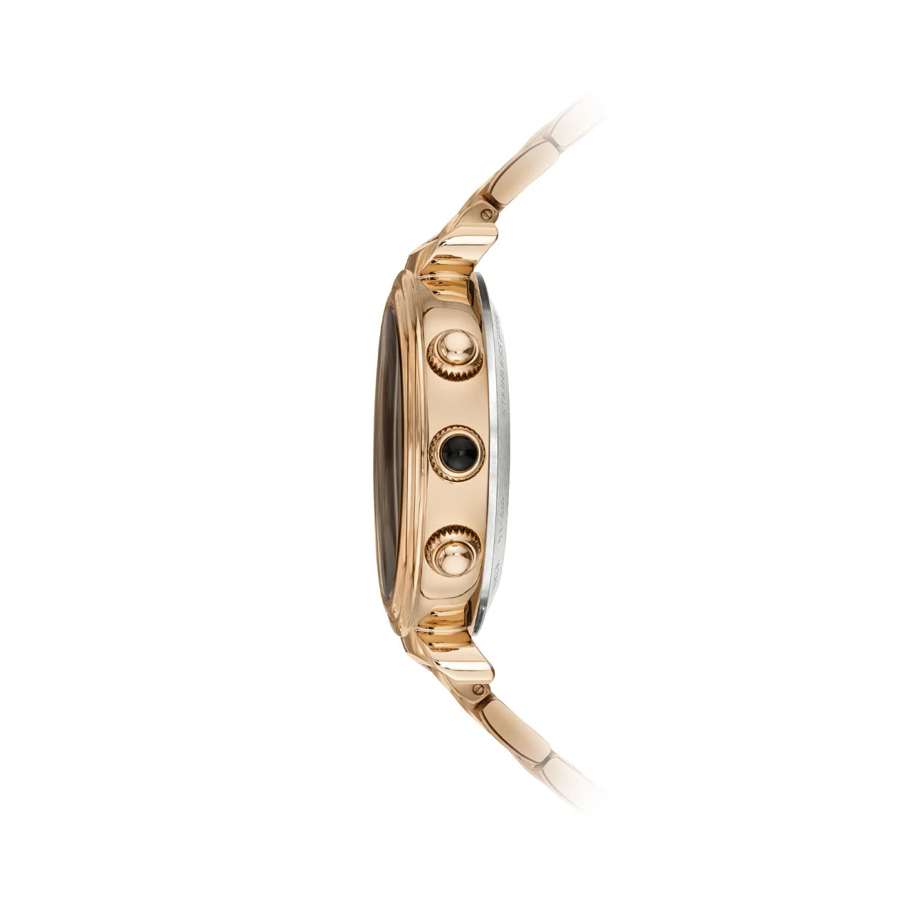 Alfajr Islamic Prayer Womens Watch Digital With Rose Gold Stainless Steel Band, WF-14SR