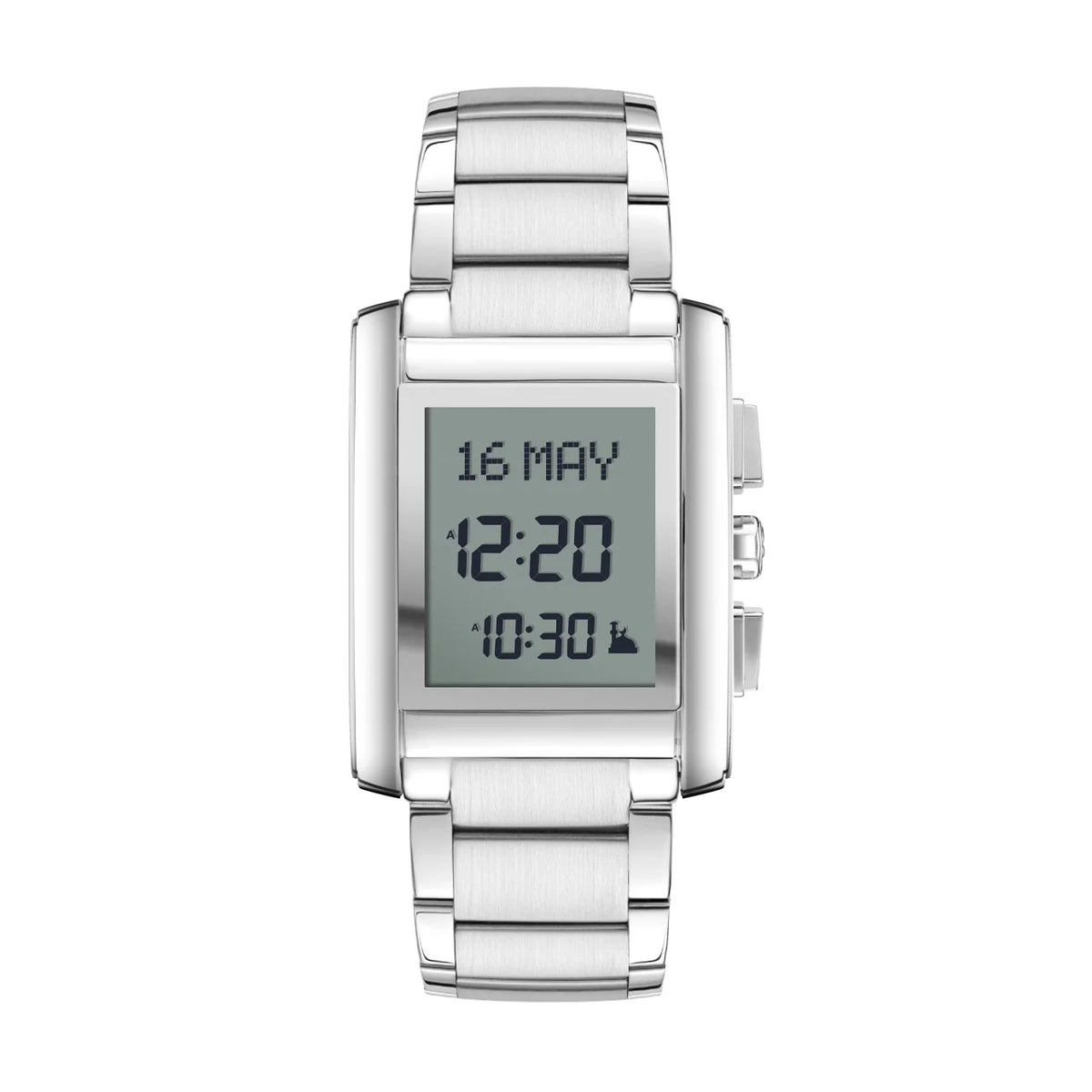 Alfajr Islamic Prayer Womens Watch Digital With Stainless Steel Band, WS-06S