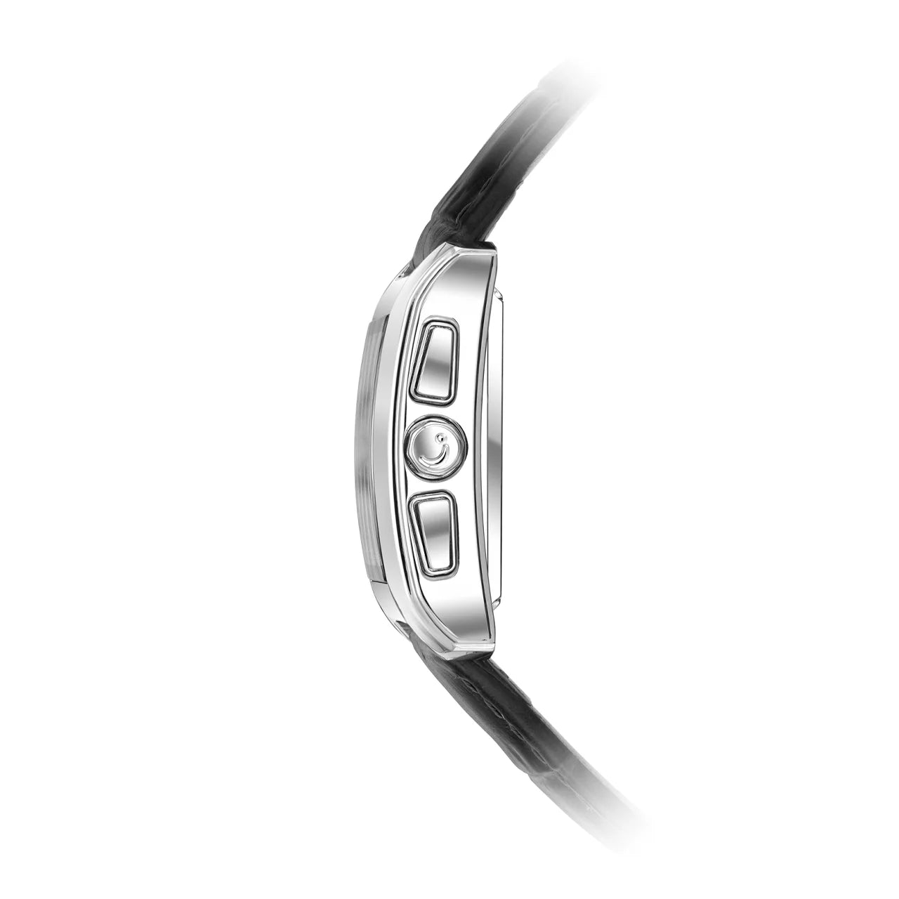 Alfajr Islamic Prayer Womens Watch Digital With Black Leather Strap, WS-06BLACK