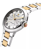 Hanowa Women's Analog Watch Silver Dial with Two-Tone Stainless Steel Bracelet, HAWLG0001561