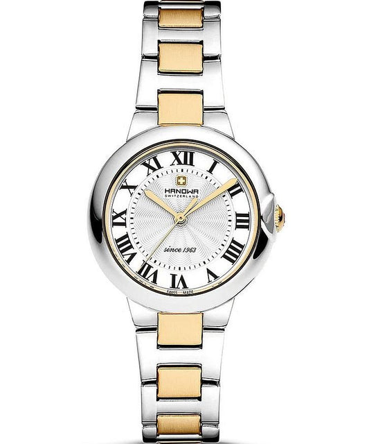 Hanowa Women's Analog Watch Silver Dial with Two-Tone Stainless Steel Bracelet, HAWLG0001561