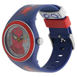 Zoop by Titan Kid's SpidermanWatch Analog Multicoloured Dial Blue PU Strap, C4048PP12