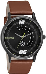 Sonata RPM 2.0 Black Dial Analog Men's Watch, 77105NL02