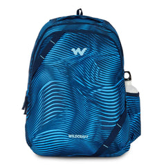 Wildcraft Bravo 35 Rain covered Contour Blue 18" Backpack, BRAVO35CB