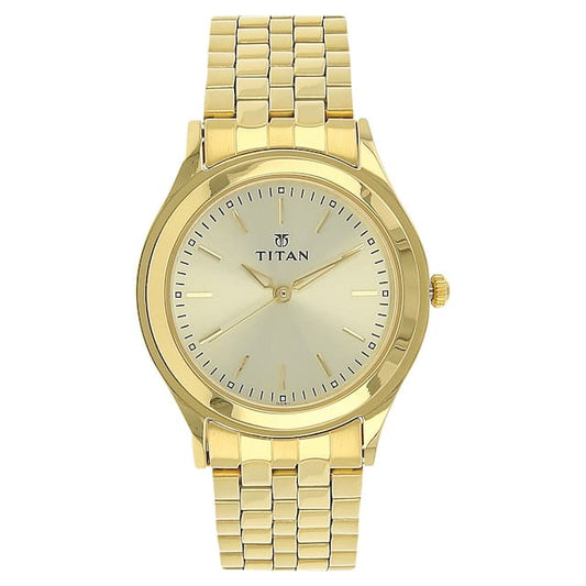 Titan, Women, Analog, Watch, Gold Dial, 1648YM02
