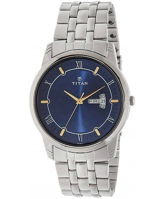 Titan, Men, Analog, Watch, Blue Dial, 1774SM01