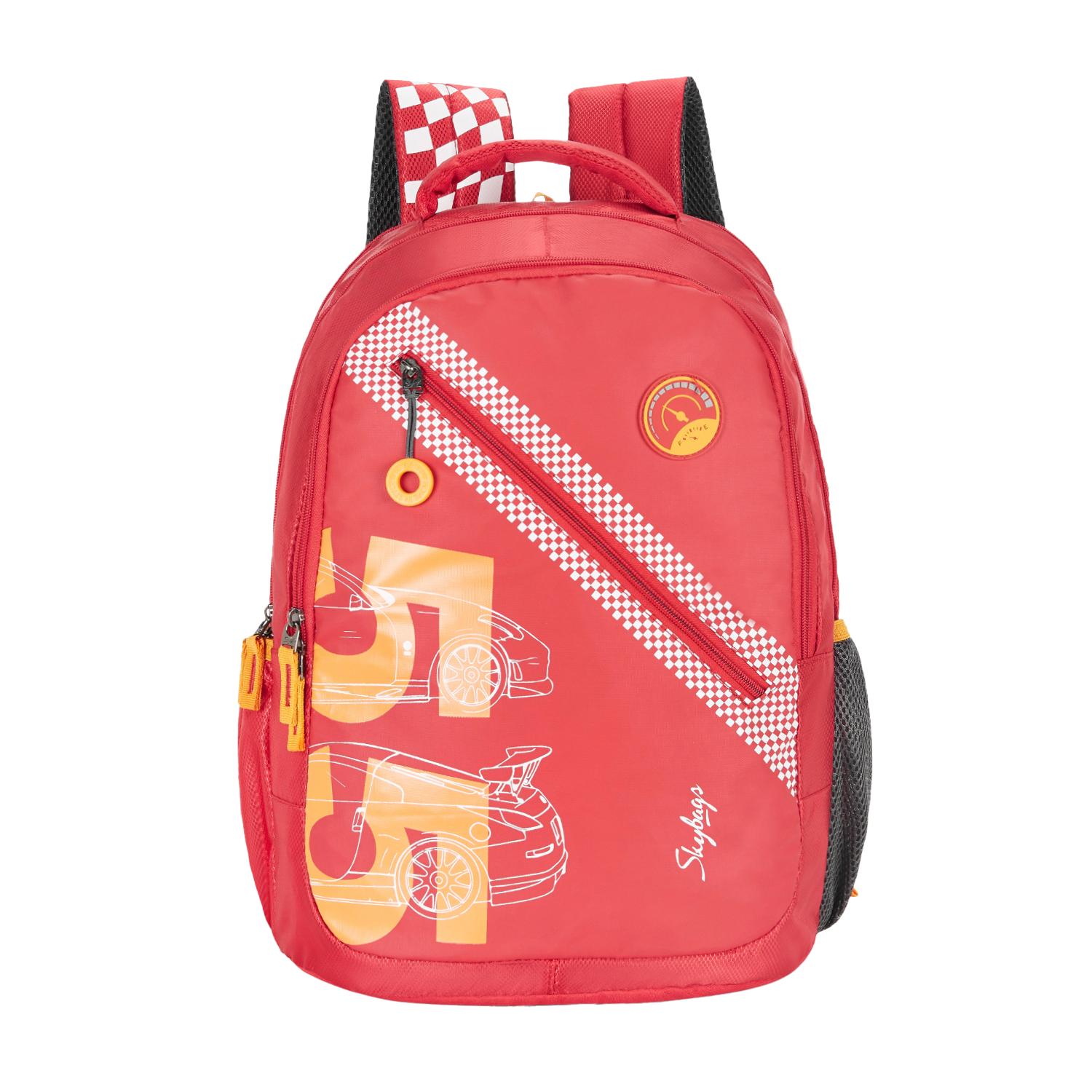 Skybags Riddle 3 Backpack Red, RIDDLE3RD