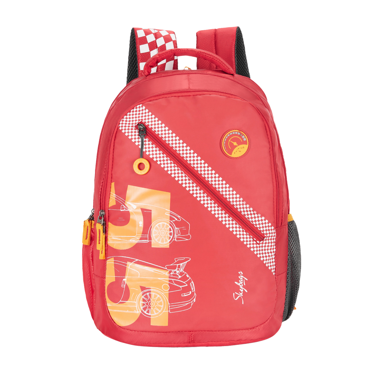 Skybags Riddle 3 Backpack Red, RIDDLE3RD