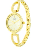 Titan Women's Watch Raga Collection Analog, Champagne Dial Gold Stainless Strap, 2579YM01