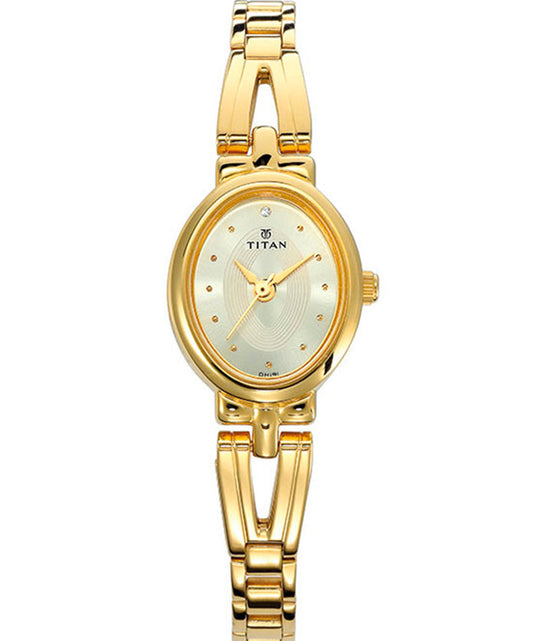 Titan, Women, Analog, Watch, Champagne Dial, 2594YM01