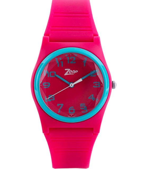 Zoop, Kids, Analog, Watch, Pink Dial, Resin Strap, 26010PP01