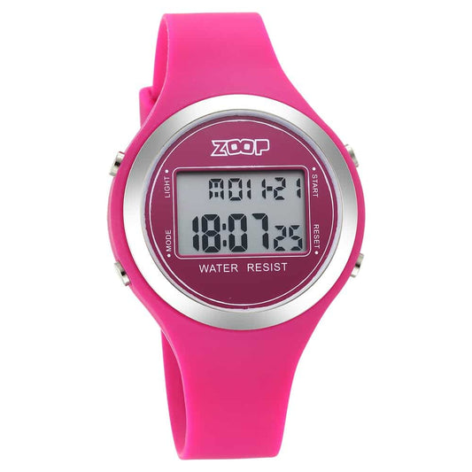 Zoop, Kids, Analog, Watch, Pink Dial, Resin Strap, 26024PP02