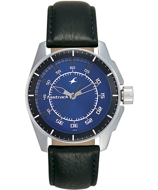 Fastrack, Men's, Analog Watch, with Leather Band, FA-3089SL01