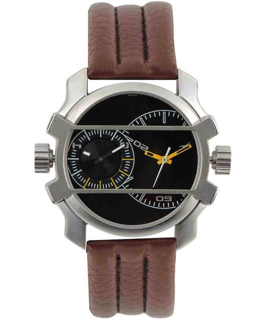 Fastrack, Men's, Analog Watch, Black Dial, with Leather Band, FA-3098SL02