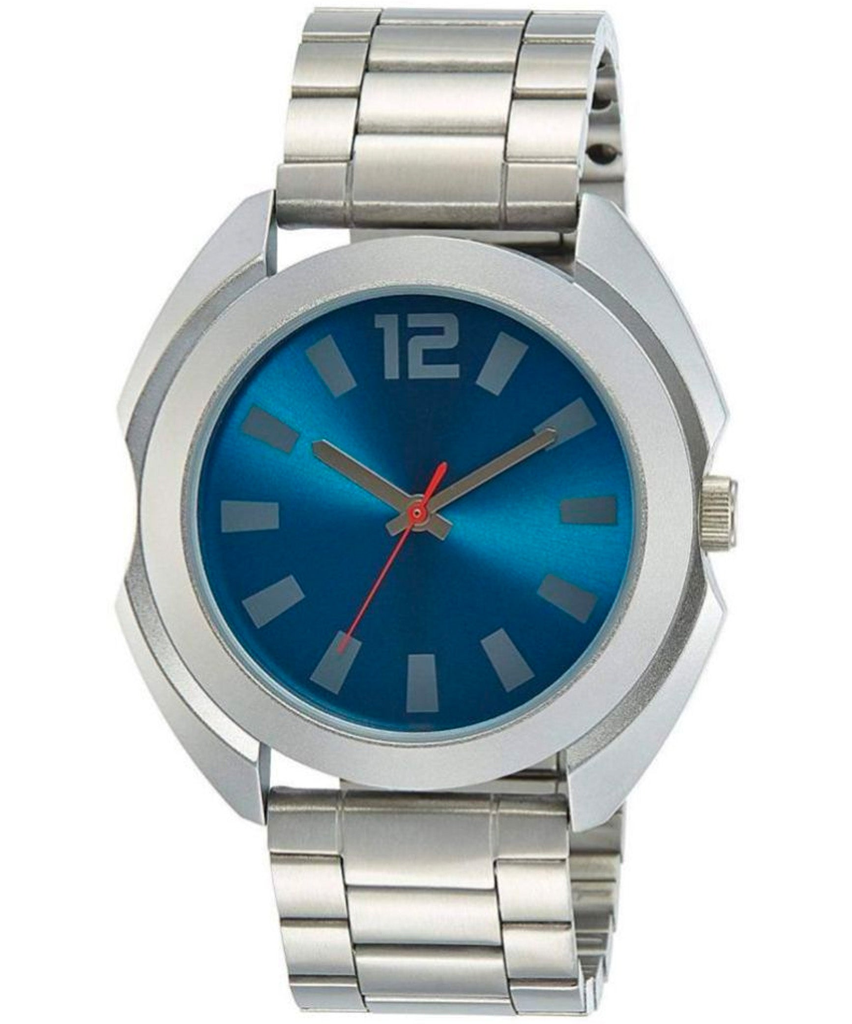 Fastrack Quartz Analog Men's Watch Blue Dial Stainless Steel Strap, 3117SM02