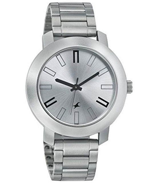 Fastrack, Men's, Analog Watch, Silver Dial, with Stainless Steel Band, FA-3120SM01